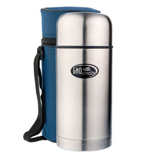 Изображение Термос Биосталь 1 л с чехлом