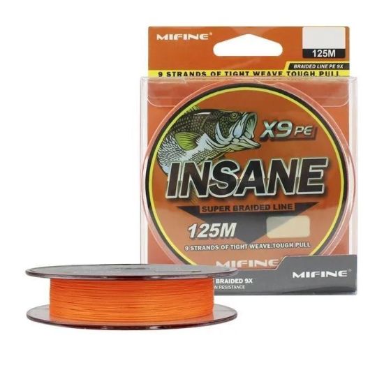 Изображение Плетеный шнур Mifine Insane 9x 125 м