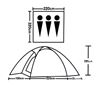 Изображение Палатка 3-местная