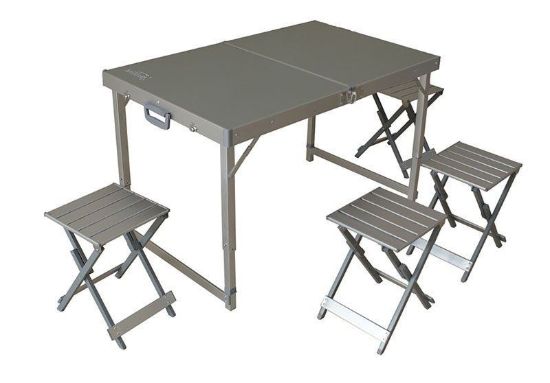 Изображение Стол складной со стульями Mifine AE3