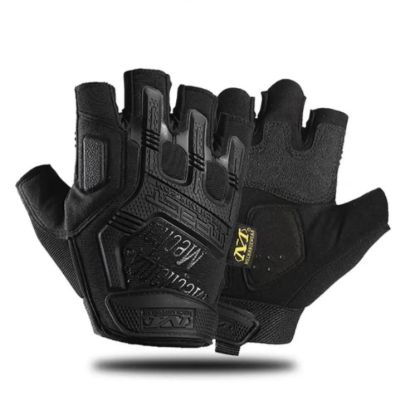 Изображение Тактические перчатки без пальцев Черные