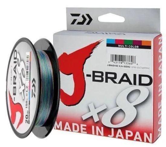 Изображение Плетеный шнур Daiwa J-Braid X8 MultiColor