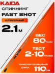 Изображение Спиннинг Kaida Fast Shot 2.1м 2-10г