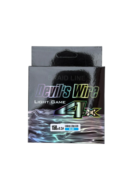 Изображение Плетеный шнур 4x Mifine Devil's Wire 150м 0.06мм