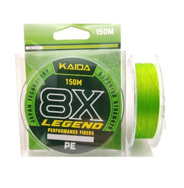 Изображение Плетеный шнур 8x Kaida Legend 150м 0.12мм