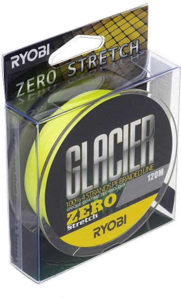 Изображение Плетеный шнур 4x Ryobi Glacier 120м 0.092мм