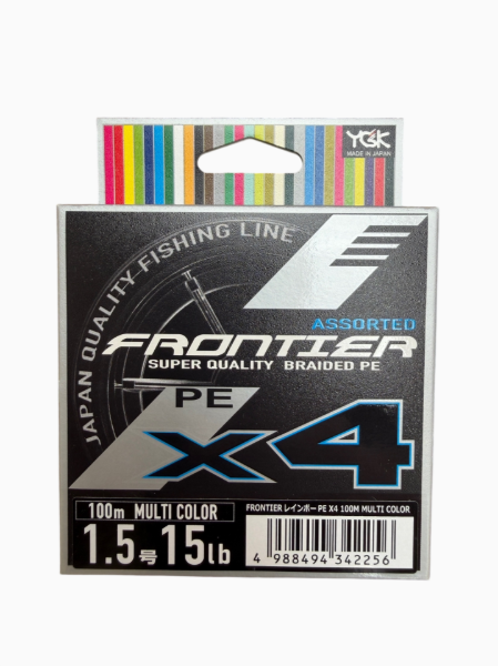 Изображение Плетеный шнур 4x YGK Frontier 100м 1.0PE