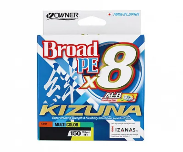 Изображение Плетеный шнур 8x Owner Kizuna 150м 0.13мм Multicolor