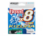 Изображение Плетеный шнур 8x Owner Kizuna 150м 0.12мм Green in the dark
