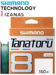 Изображение Плетеный шнур 8x Shimano Tanatoru 150м 1.0PE Multicolor