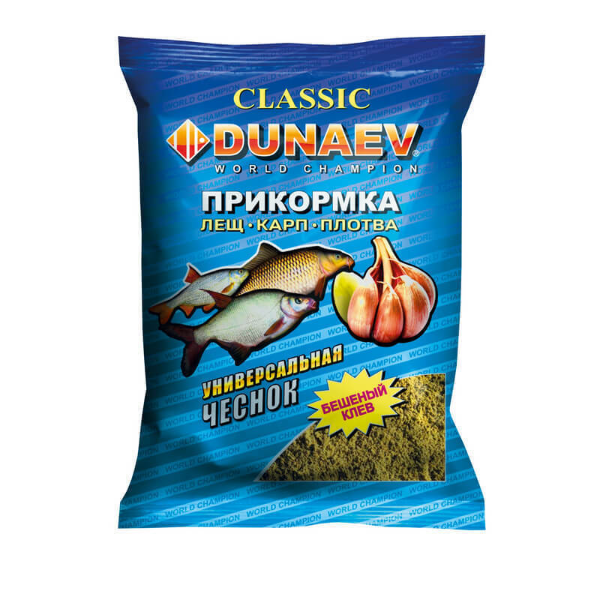 Изображение Прикормка DUNAEV КЛАССИКА 0.9кг Универсальная Чеснок